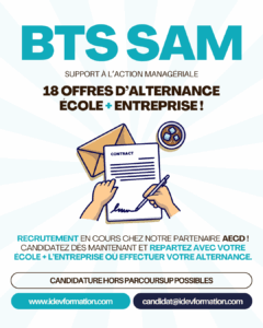 Read more about the article BTS SAM : 18 offres d&rsquo;alternance à saisir dès maintenant !
